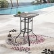 preview thumbnail 5 of 20, Patio Festival 6-Person Bar Height Swivel Bistro/ Dining Set