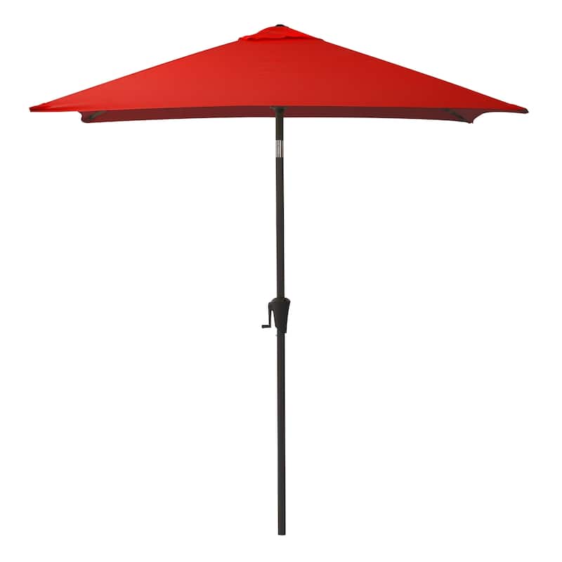 6.5ft Square Tilting Patio Umbrella