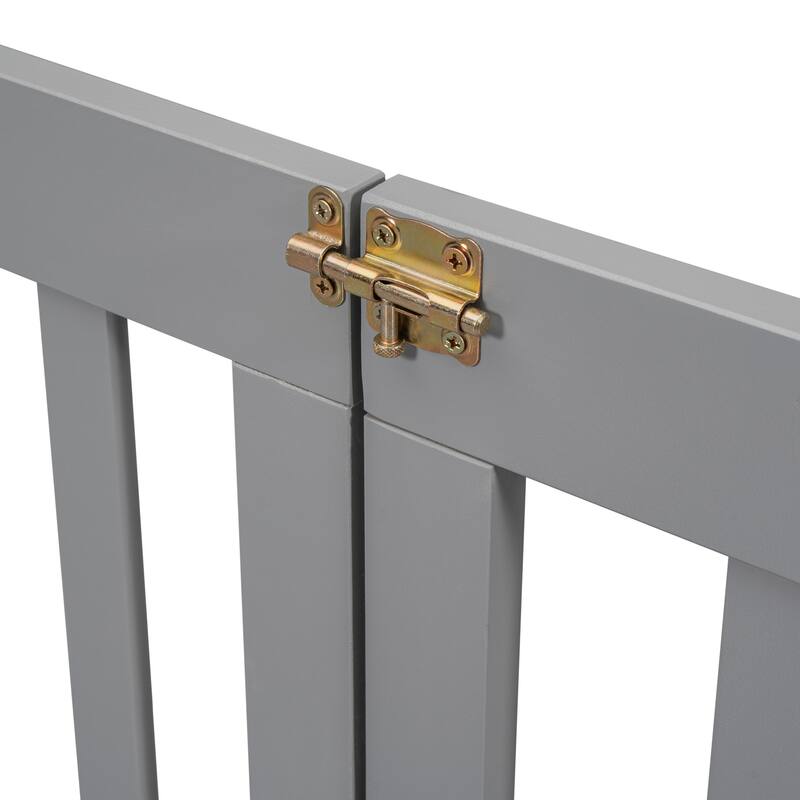 House-Shaped Headboard Floor Bed with Fence