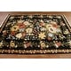 preview thumbnail 15 of 18, Vegetable Dye Wool/ Silk Aubusson Area Rug Hand-knotted Office Carpet - 5'9" x 8'2"