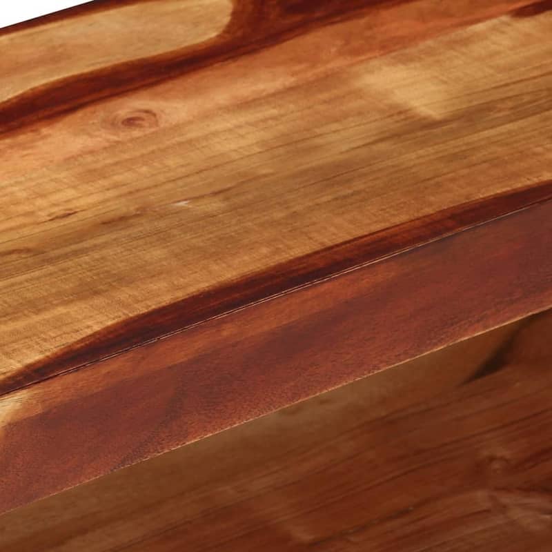 vidaXL TV Stand 43.3"x11.8"x15.7" Solid Wood Acacia - 43.3" x 11.8" x 15.7"