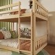 preview thumbnail 15 of 14, Twin Over Twin Floor Bunk Bed with Climbing Ramp