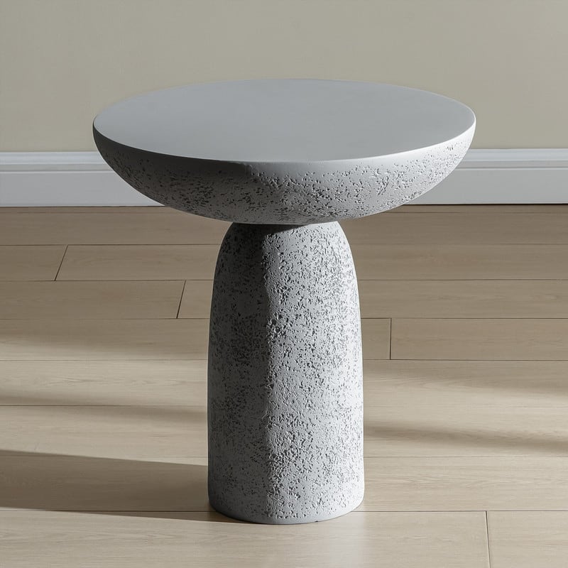 Round Side Table End Table
