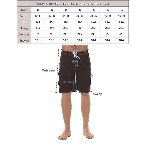 size 44 swim trunks