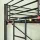 preview thumbnail 10 of 9, Metal Loft Bed with Desk,Power Outlet and LED Lighted,Twin Size