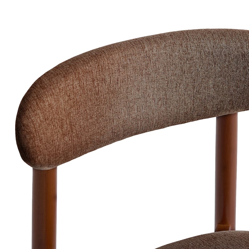Modern Upholstered Linen Kitchen Dining Chair