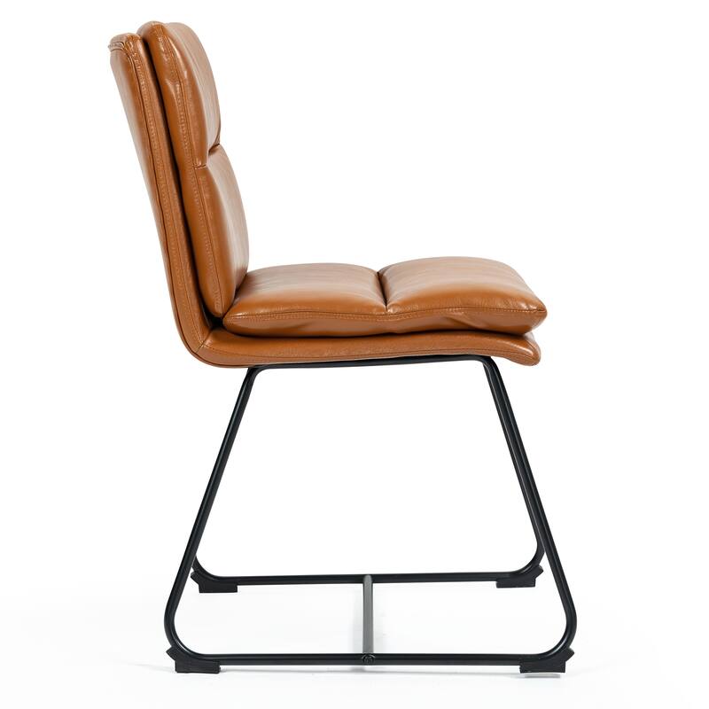 Aulani Upholstered Metal Frame Dining Chair (Set of 2)