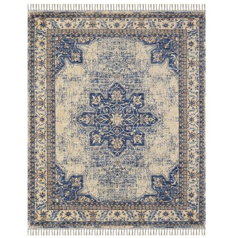 Luxe Weavers Modern Fringe Oriental Area Rug, Stain-Resistant Carpet - 8' x 10'