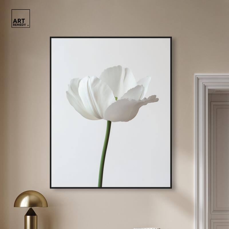 Pearl Floret Canvas by Art Remedy