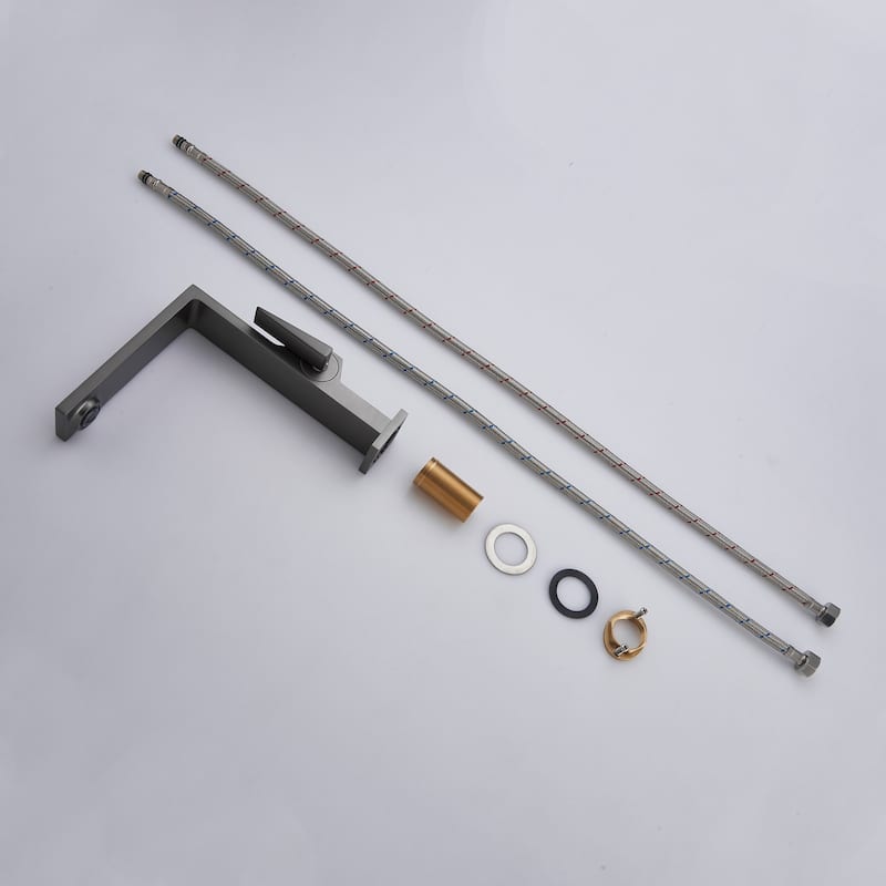 Single-Handle Deck Mounted Bathroom Faucet