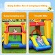 preview thumbnail 7 of 9, Costway Inflatable Bouncer Kids Slide Bounce House for Indoor Outdoor - 6.5ft (L) X 8.3ft (D) X 5.2ft (H)