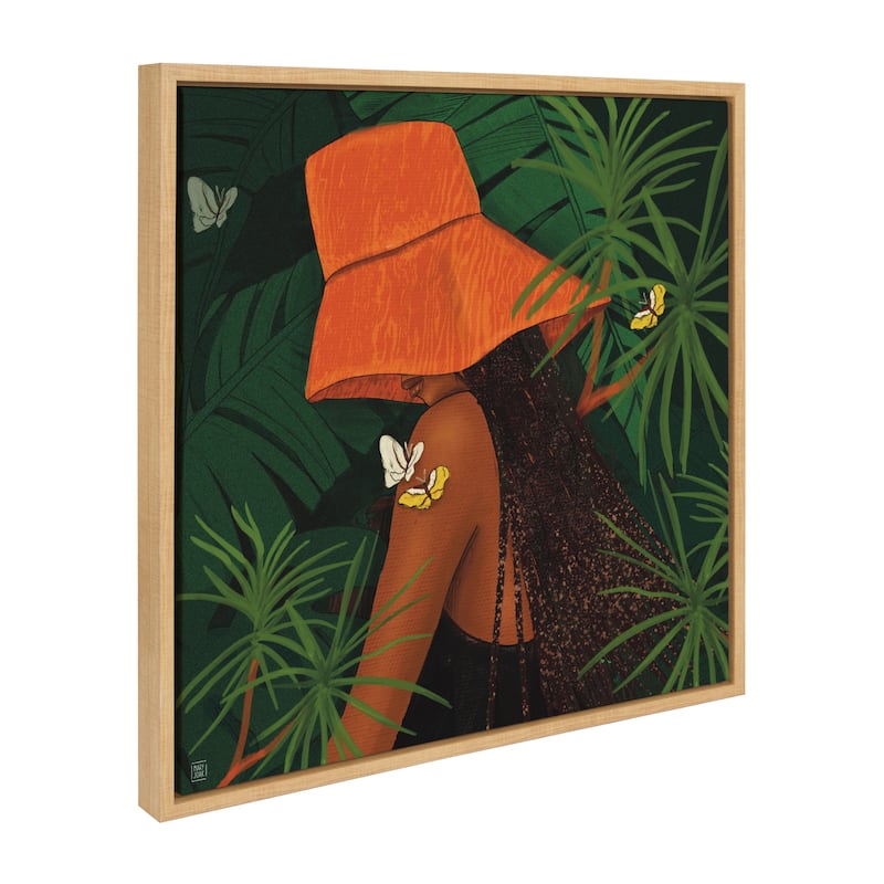 Kate and Laurel Sylvie Tell Me About Hope Framed Canvas by Mary Joak