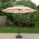 preview thumbnail 1 of 36, MAISON ARTS 10ft 3 Tiers Vented Patio Outdoor Umbrella with Auto-tilt and Crank Lift