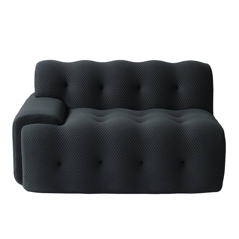 Modern Loveseat Sofa, Luxury 102.4″ Large Size 3 Seater Couch, Comfy Sectional Cloud Sofa Couches for Living Room, Bedroom