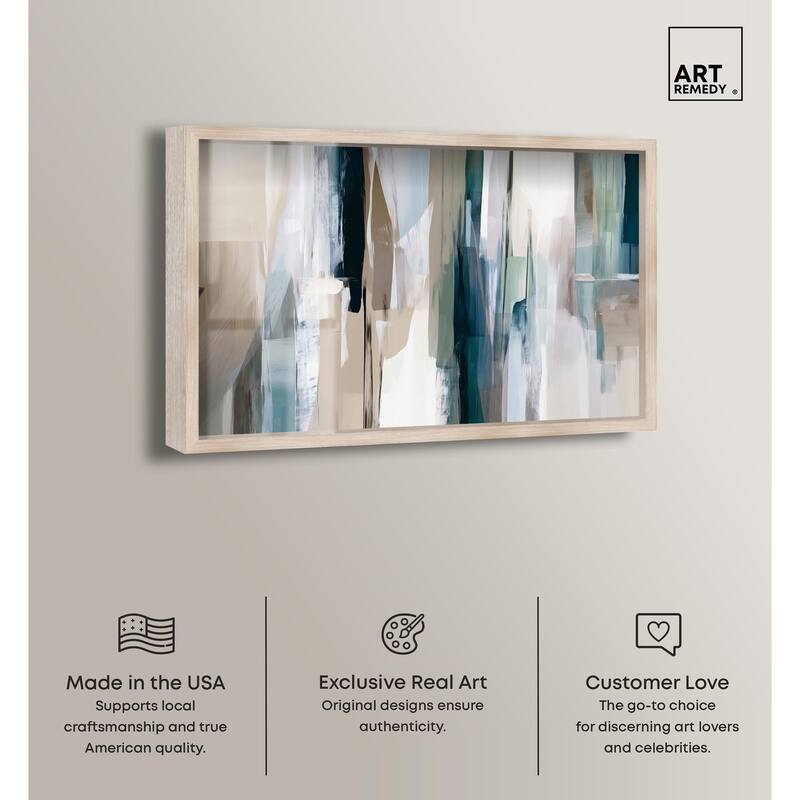 Color Columns Shadowbox by Art Remedy