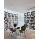 preview thumbnail 35 of 71, Organic Upholstered Fabric Modern Armchair with Natural Wooden Legs for Dining Room Office or Accent Lounge Side Chair