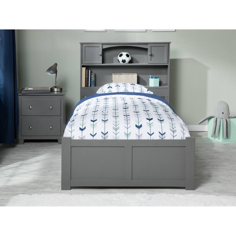Platform Bed with Drawers - Low Profile Bed Frame & USB Charger - Modern Storage Bed