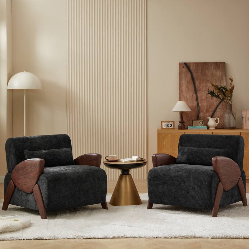Modern Accent Armchair With Plush Cushioning,Comfortable Armrests,And Stylish Design For Living Room,Bedroom,Or Office