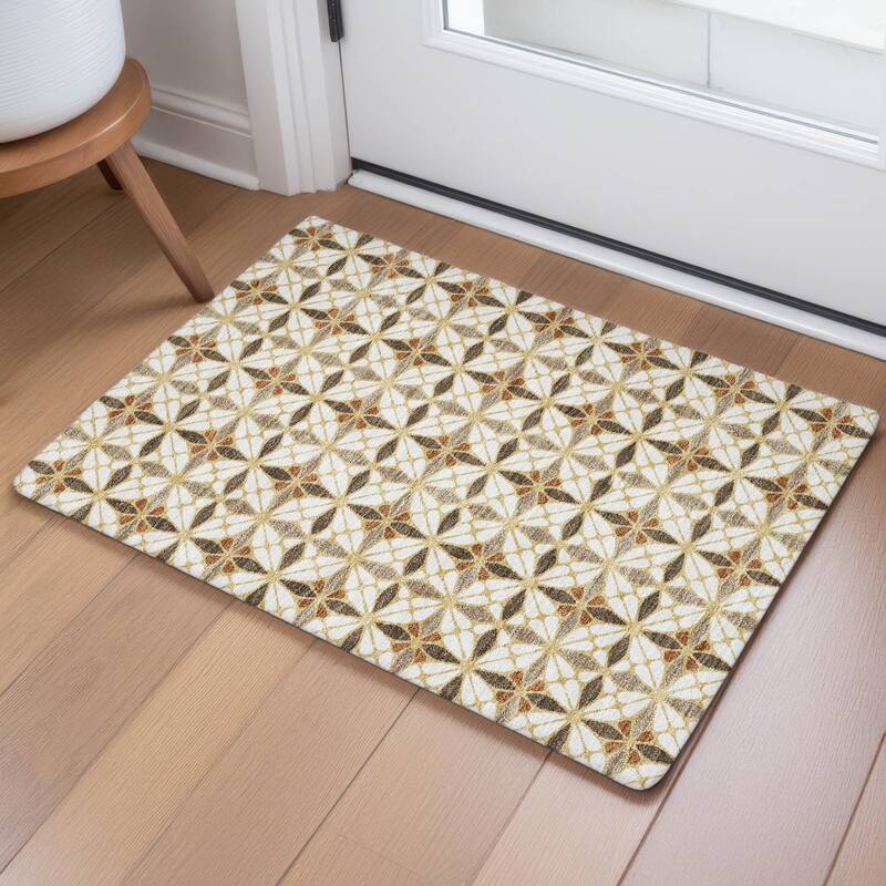 Machine Washable Indoor/ Outdoor Mosaic Pablo Chantille Rug