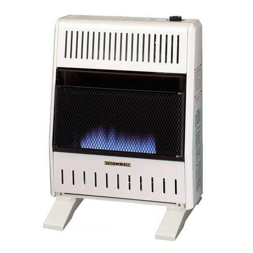 ProCom Dual Fuel Ventless Blue Flame Space Gas Heater With Blower and  Base,- 20,000 BTU, Model# MNSD200TBA-BB - 20,000 BTU - Bed Bath u0026 Beyond -  20086827
