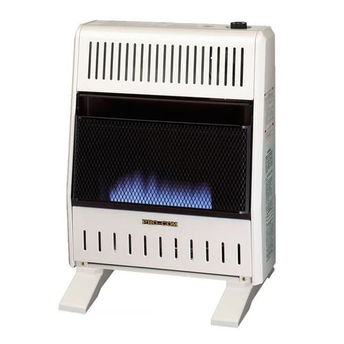 ProCom Dual Fuel Ventless Blue Flame Space Gas Heater With Blower