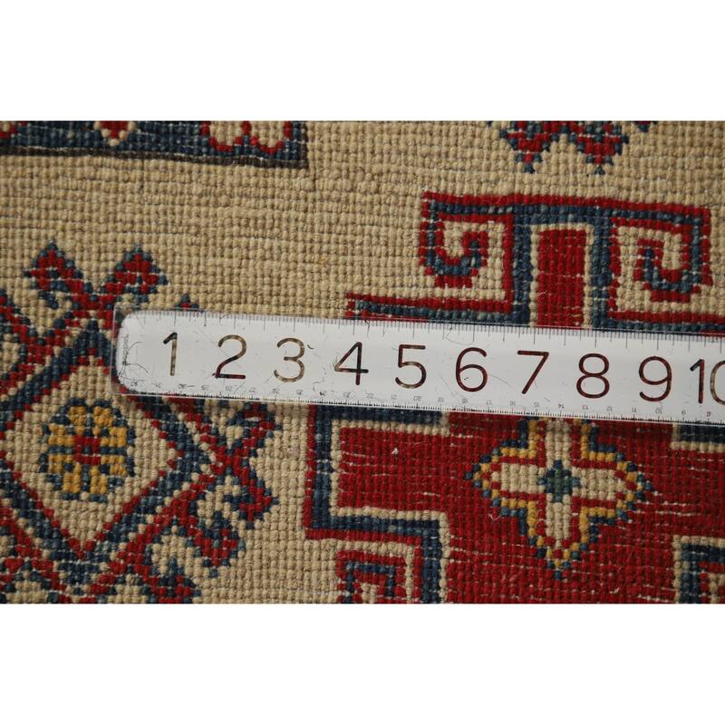 Red Kazak Oriental Area Rug Hand-Knotted Traditional Wool Carpet - 8'3" x 11'6"