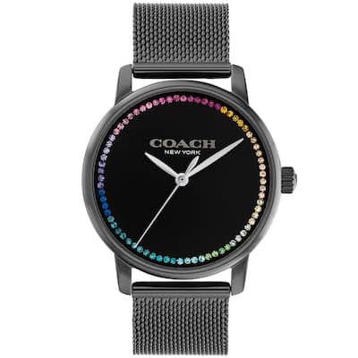 Coach Women's Grand Black Dial Watch - 14504070 - 6 (36)
