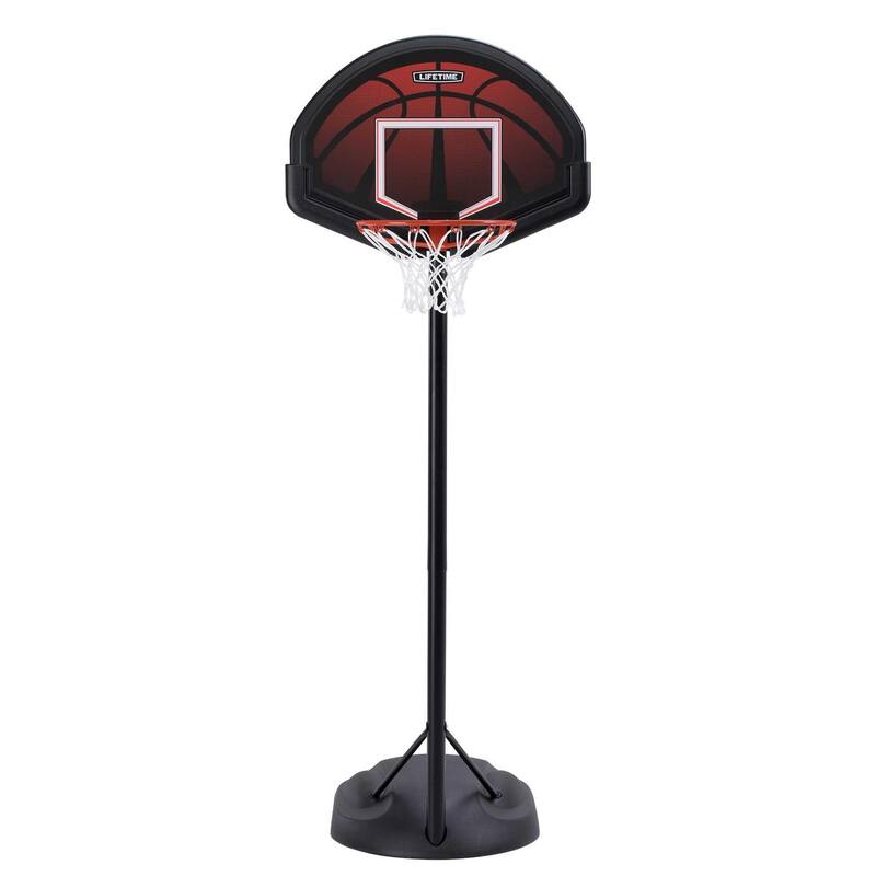 Lifetime Adjustable Youth Portable Basketball Hoop - Red