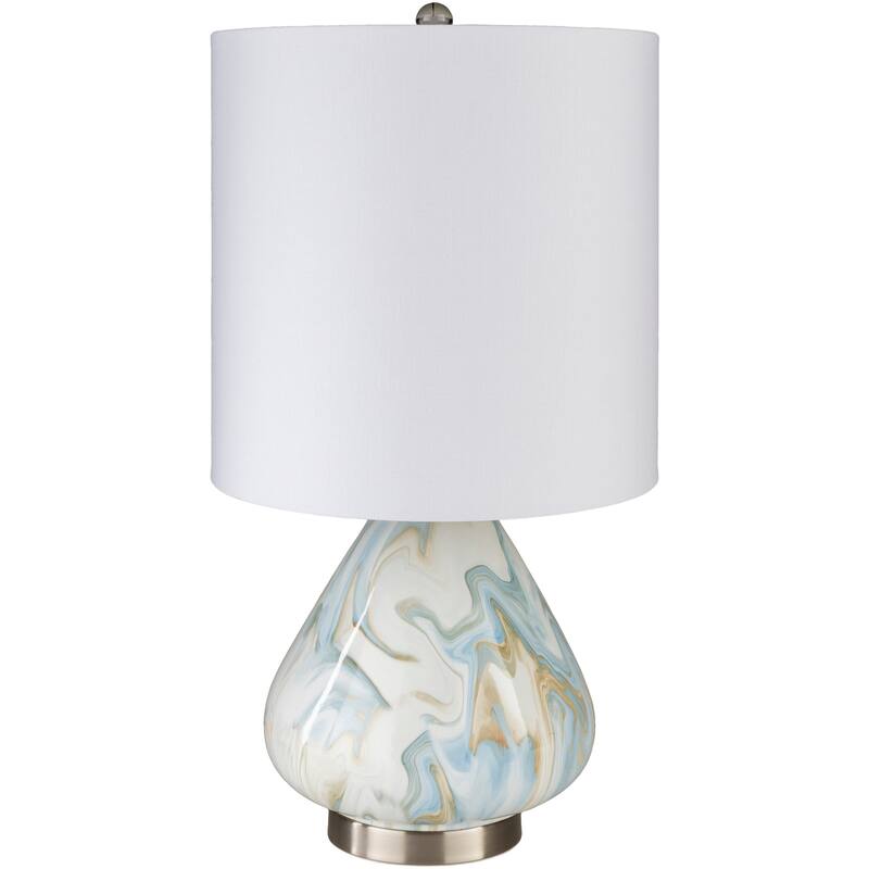 Bremhill White Transitional Table Lamp