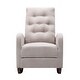 preview thumbnail 11 of 40, Velvet Rocking Chair with Side Pocket, Comfy Accent Chair with High Back, Upholstered Nursery Rocking Lounge Chair