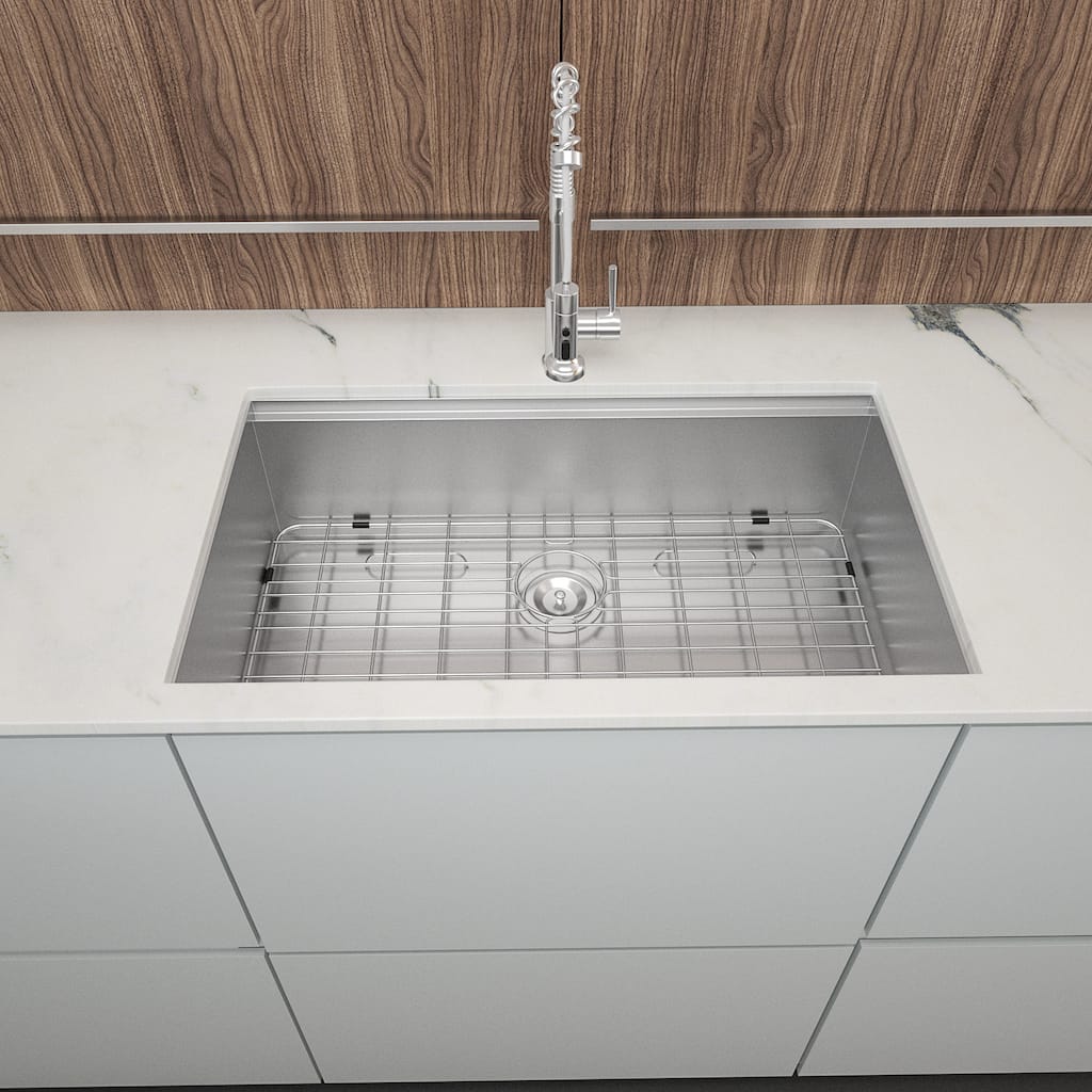 Undermount 16 Gauge Single Bowl Stainless Steel Kitchen Sink