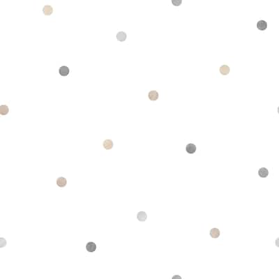 Galerie Wallcoverings Tiny Tots 2 Polka Dots Non-woven Matte Wallpaper Roll