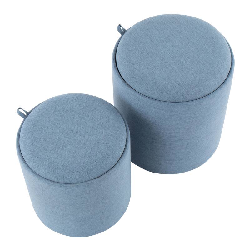 Carson Carrington Astrid Tray Top Nesting Ottoman Set