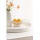 preview thumbnail 53 of 89, Kate and Laurel Lipton Round Decorative Tray with Metal Handles