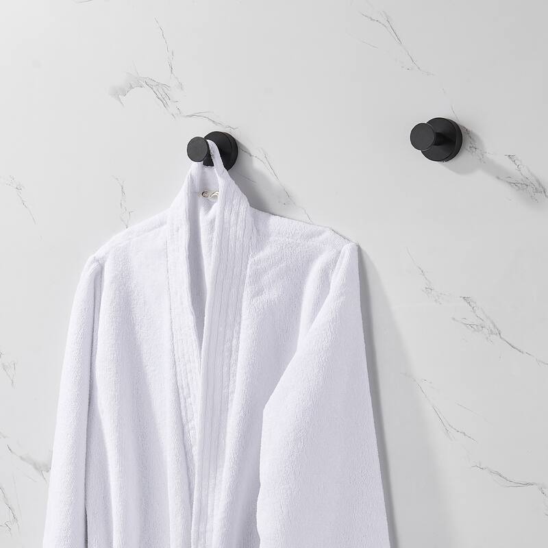 Round Base Wall Hanging Coat Hook with Screws Hook