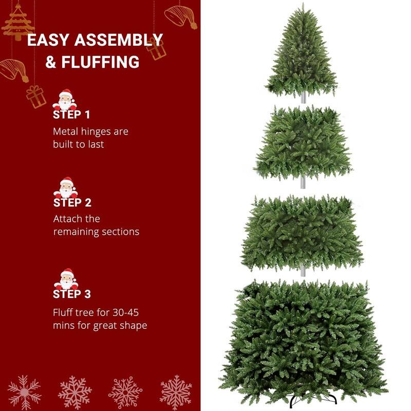 10 ft. 1200 Lights with Colorful 10 Modes Christmas Tree - N/A