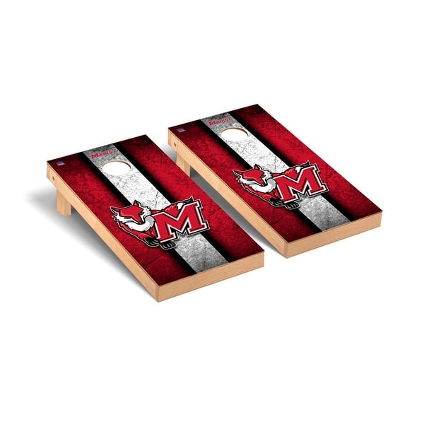 slide 2 of 5, Marist College Red Foxes Vintage Cornhole Board Set