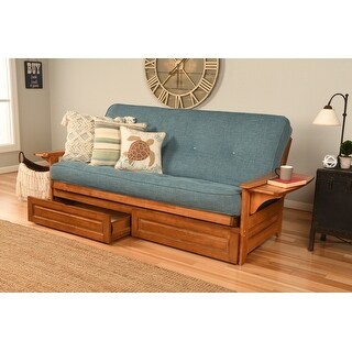 Honey Oak Full-size Futon Frame