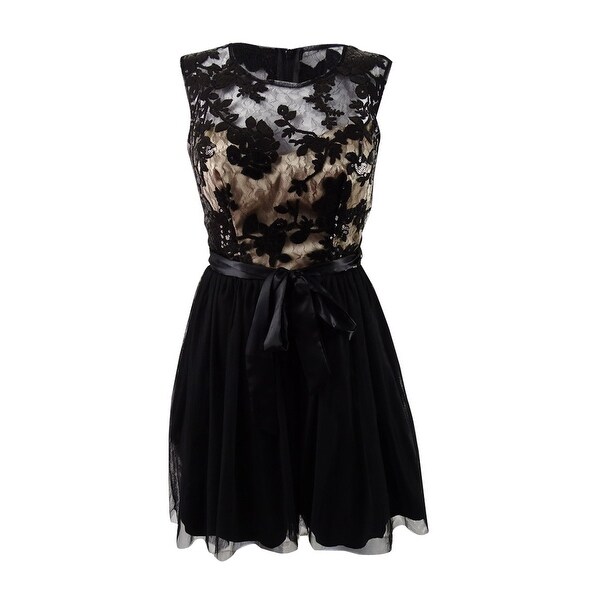 b darlin black sequin dress