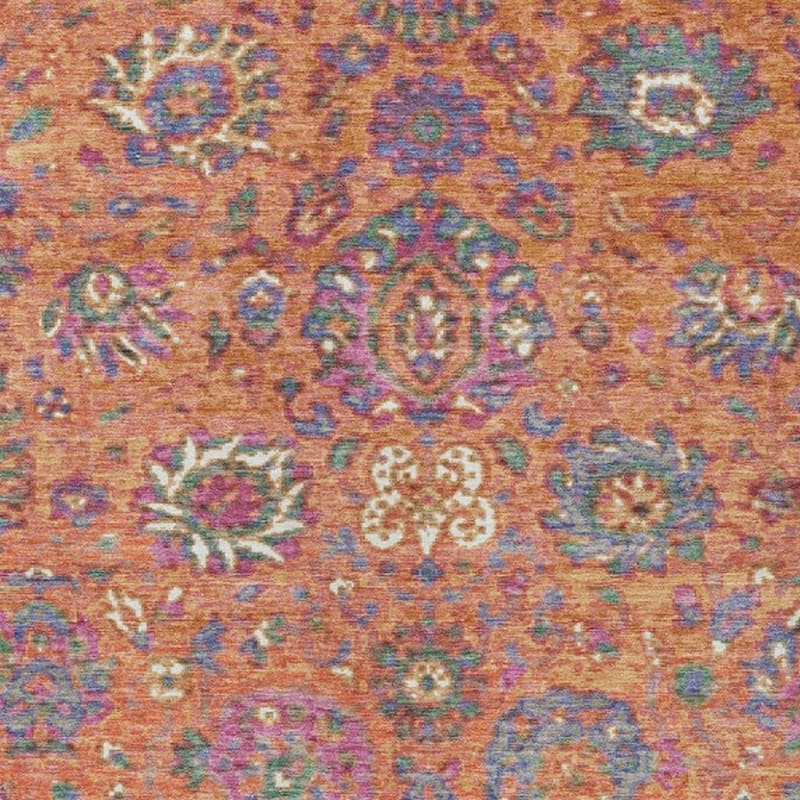 HomeRoots Floral Traditional Rectangle Outdoor Rug