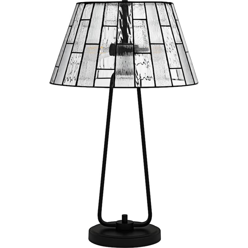 Rainier 4-Light Matte Black Table Lamp