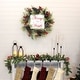 preview thumbnail 8 of 6, Fraser Hill Farm 26-Inch Frosted Wreath with Pinecones, Red Berries, and Merry Christmas Sign - Multi