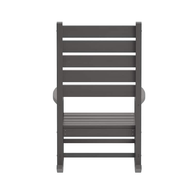 Classic Commercial Grade All-Weather Outdoor Rocking Chairs (Set of 2)