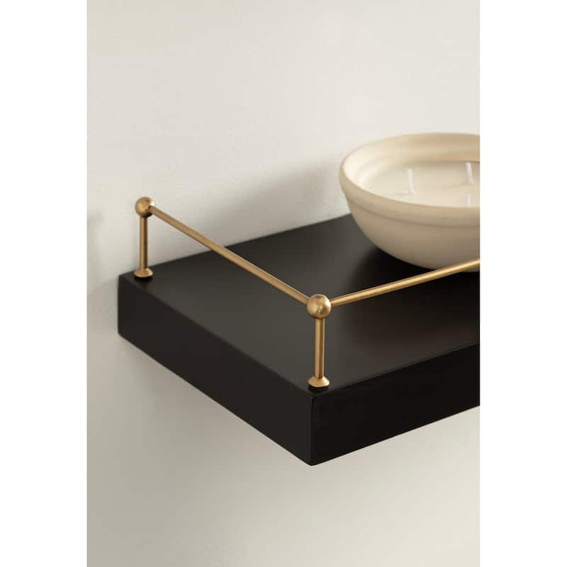 Kate and Laurel Havina Floating Shelf Set