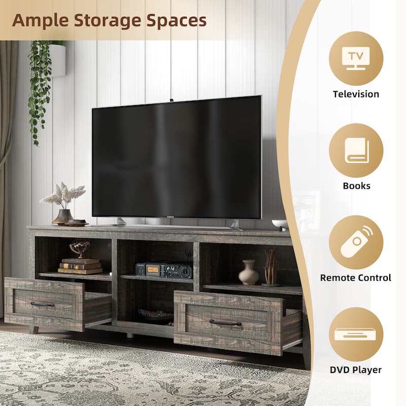 70 Inch Length TV Stand for Living Room and Bedroom
