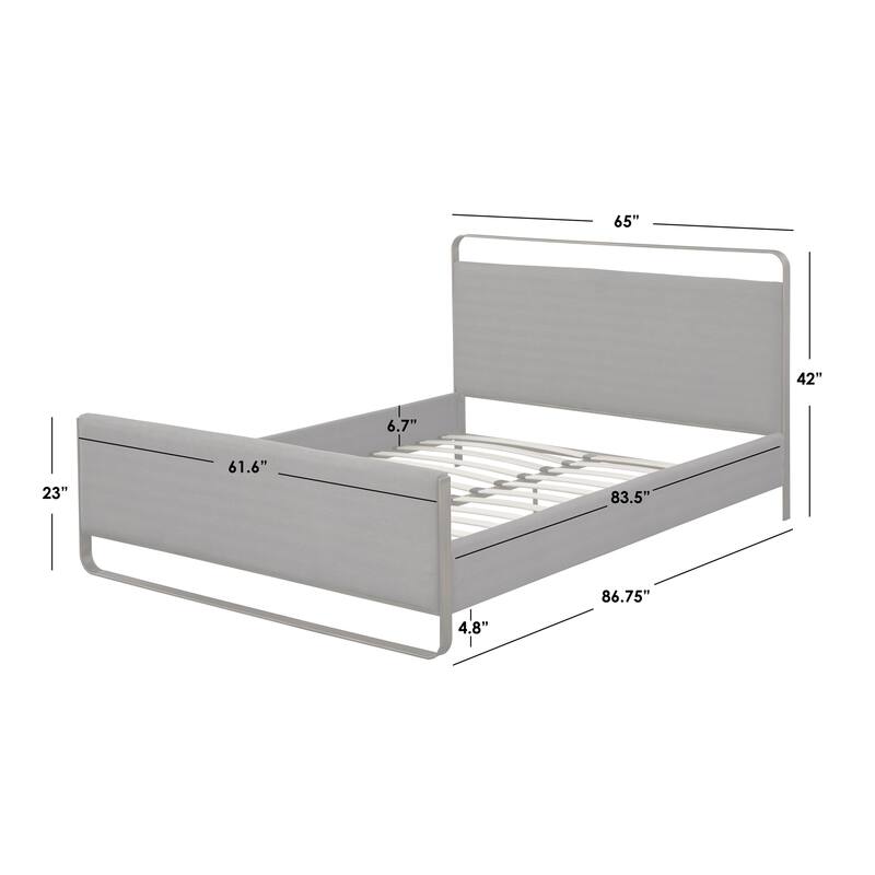 angelo:HOME Doreen Upholstered Queen Platform Bed
