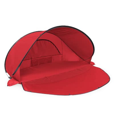 Manta Portable Beach Tent, (Red) - N/A