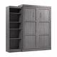 preview thumbnail 2 of 54, Pur Queen Murphy Bed with Storage Unit (90W) by Bestar