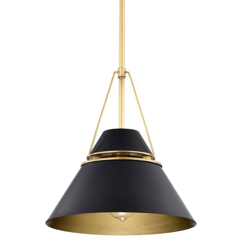 Nuvo Lighting 60/7766 Adina 13" Wide Pendant with Shade - Matte Black
