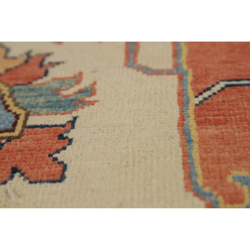 Vegetable Dye Heriz Serapi Oriental Area Rug Handmade Wool Carpet - 9'2" x 11'11"